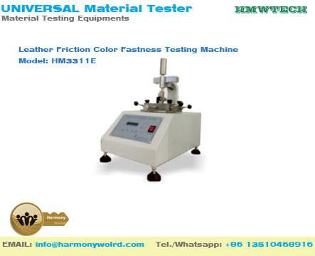 Leather Friction Color Fastness Testing Machine