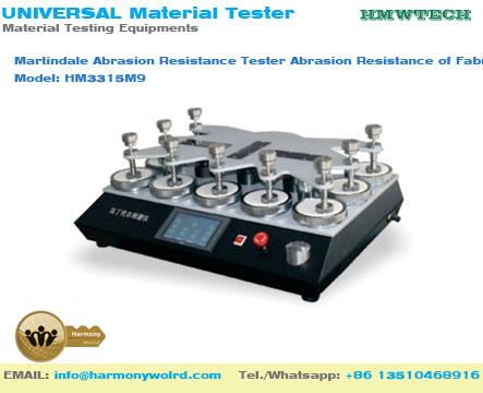 Martindale Abrasion Resistance Tester Abrasion Resistance of Fabrics