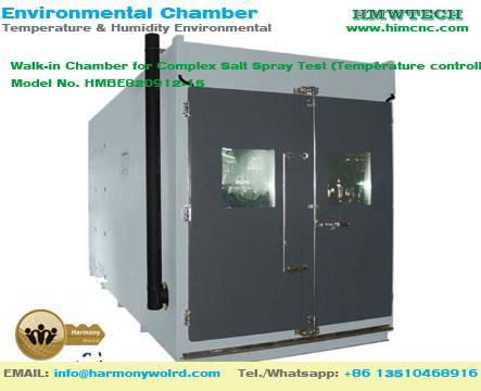 Walk-in Chamber for Complex Salt Spray Test (Temperature controllable)