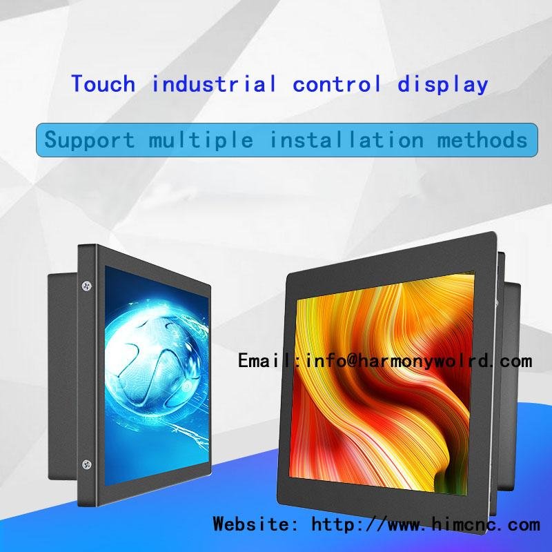 12-inch Industrial Display Frame-mounted/Open Frame Metal Iron Case  3