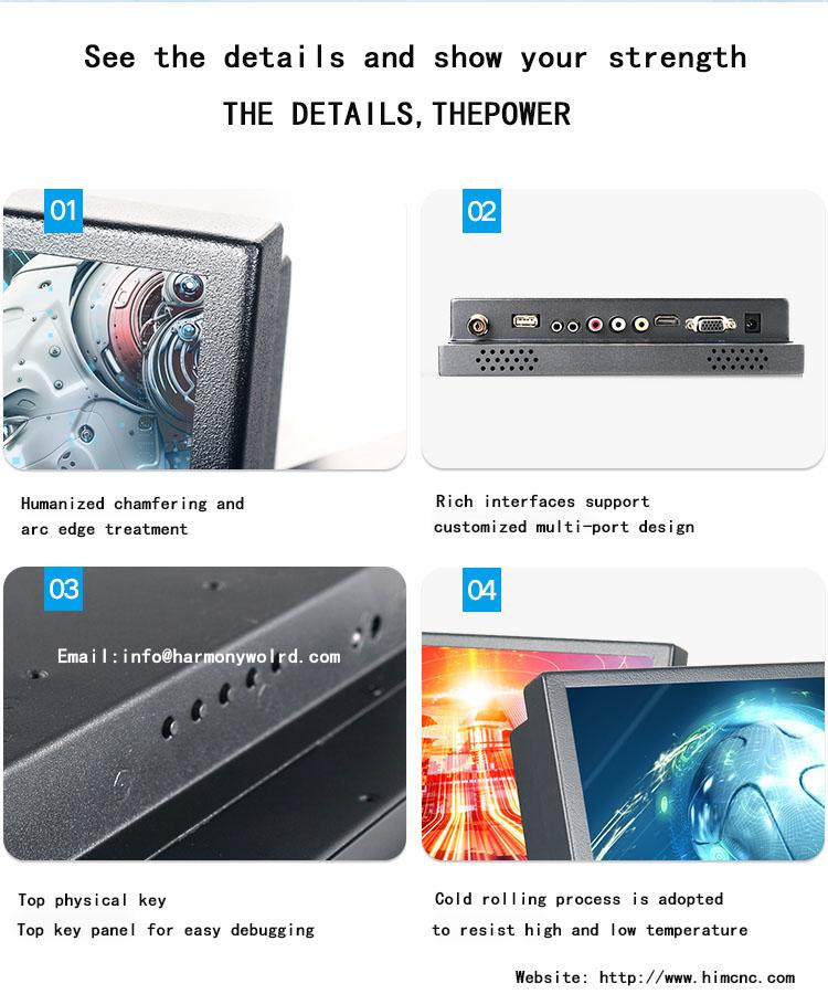 12-inch Industrial Display Frame-mounted/Open Frame Metal Iron Case  4