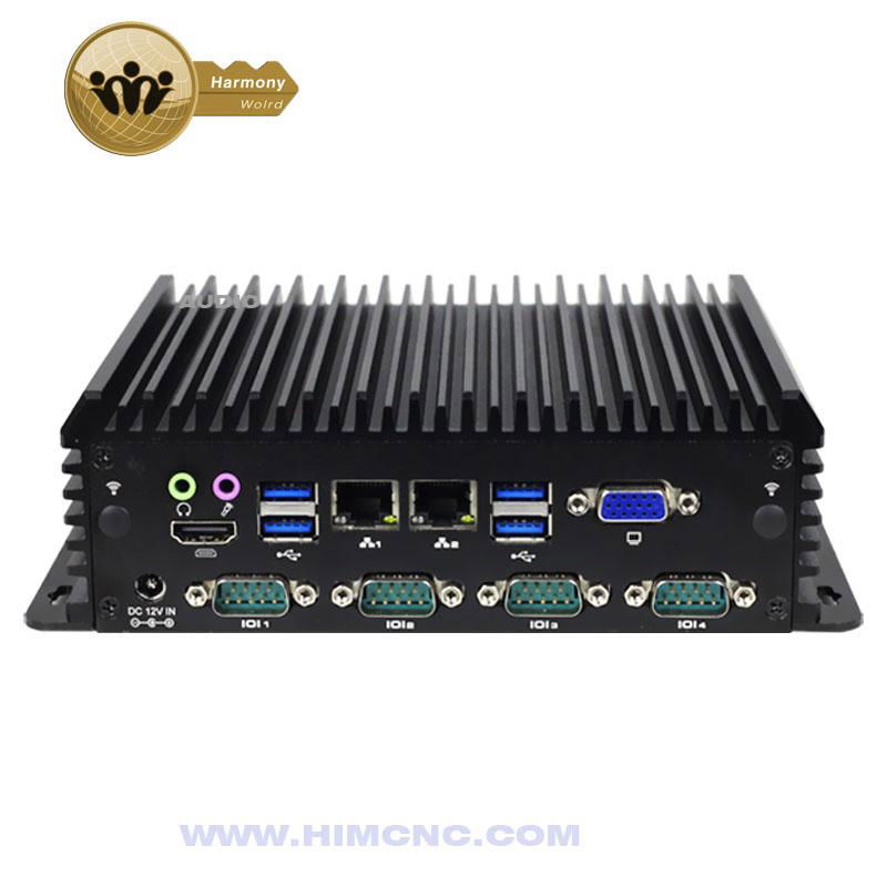 Fully Enclosed Industrial Computer Fanless 4