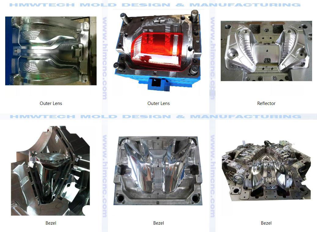Automotive Light Cover Plastic Mold Design & Manufacturing