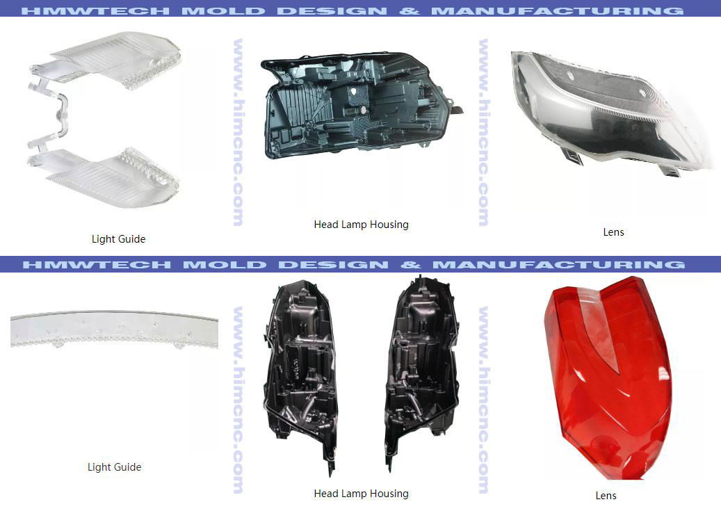 Automotive Light Cover Plastic Mold Design & Manufacturing