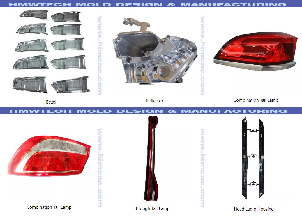 Automotive Light Cover Plastic Mold Design & Manufacturing