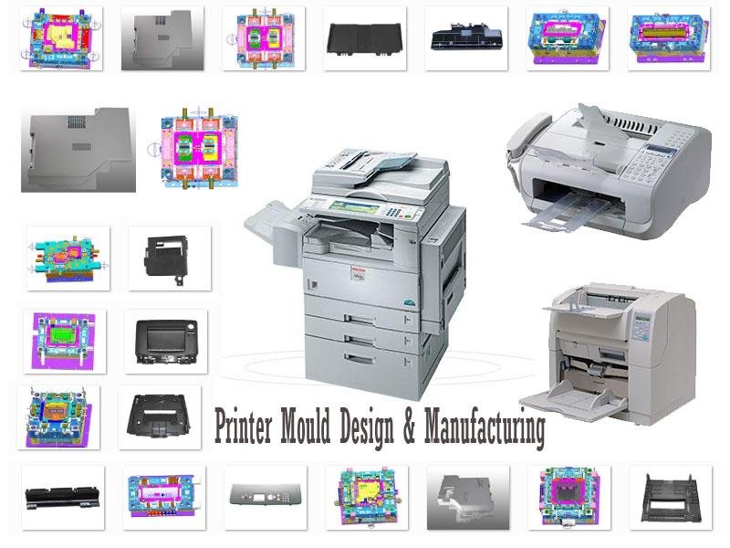 Office Appliance Injection Mold Printer PC+ABS Mould Design & Manufacturing