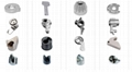 Stainless steel MIM knob smart lock knob mechanical lock knob lock fittings 