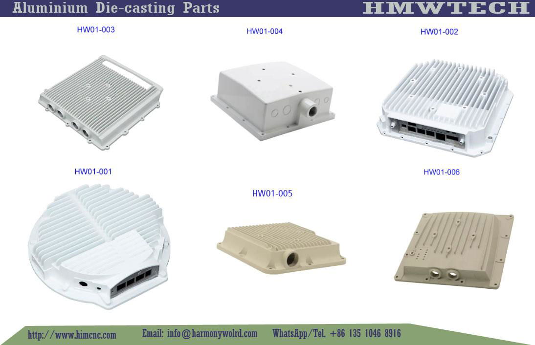 Telecommunications parts Precision aluminum die Casting 4