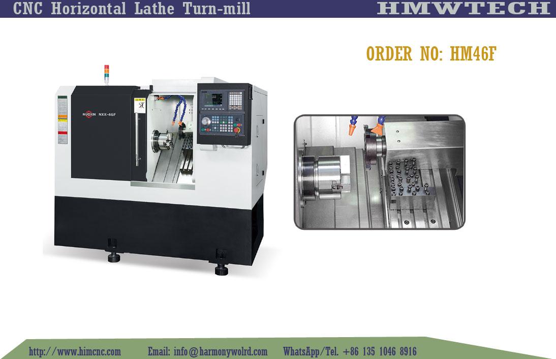 CNC Horizontal Lathe Turret Tool Slant Bed CNC Lathe Rotating Turret Tool Series 5