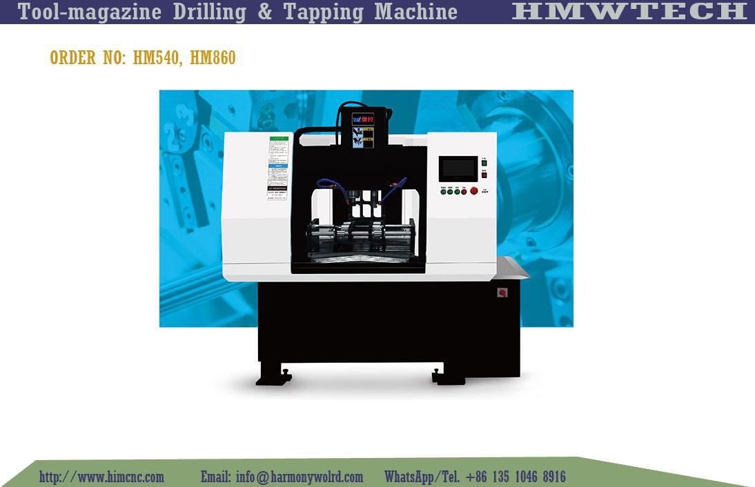 Tool Magazine Drilling & Tapping Machine