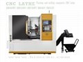 Flat bed CNC lathe 3