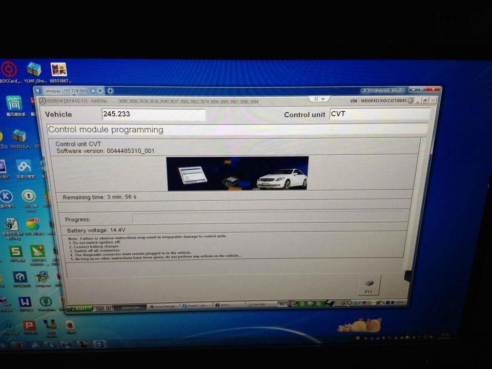 Online SCN Coding for MB STAR C3/C4 operate by teamviewer 5