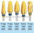 Dental low speed Polishing Heads Titanium coated 1