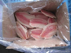 black tilapia fillet