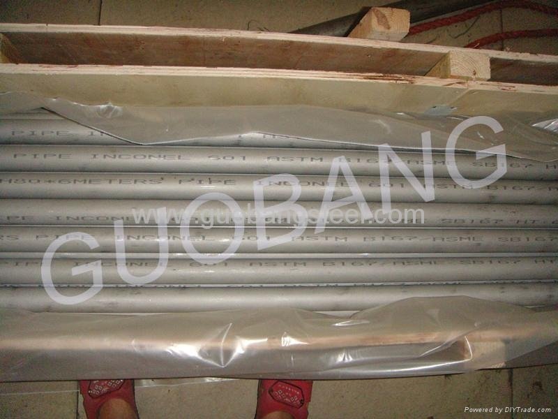 NICKEL ALLOY SEAMLESS TUBES ASTM B167 UNS N06601INCONEL601ALLOY601