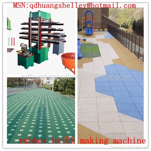 50 ton rubber tile vulcanizing press 3