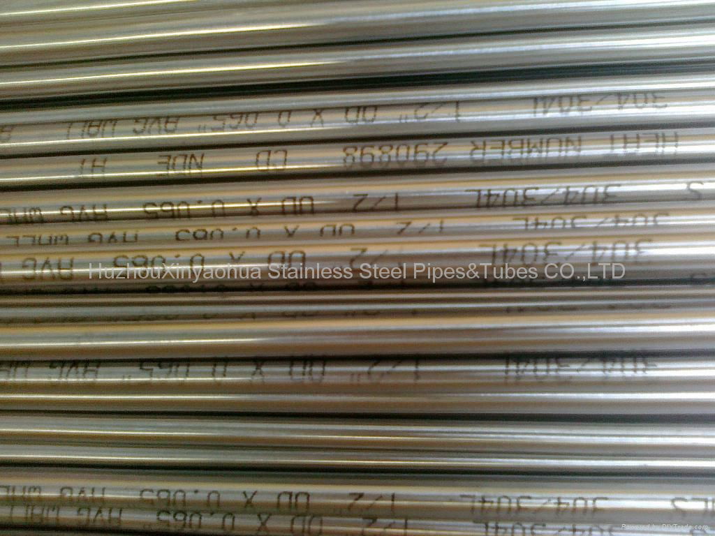 TP304L seamless stainless steel tube / pipe 2