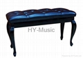 Adjustable piano benches