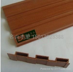 廣州木塑塑木生態木外牆板戶外牆板 3