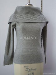 cable cashmere pullover