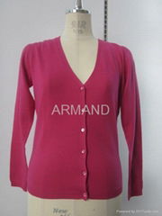 womens cable cashmere cardigan