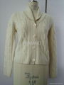 cable cashmere cardigan 1