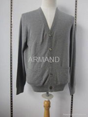 men cashmere cardigan