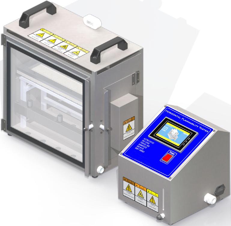 Horizontal Flammability Tester，Flame Retardant Testing Machine for autom