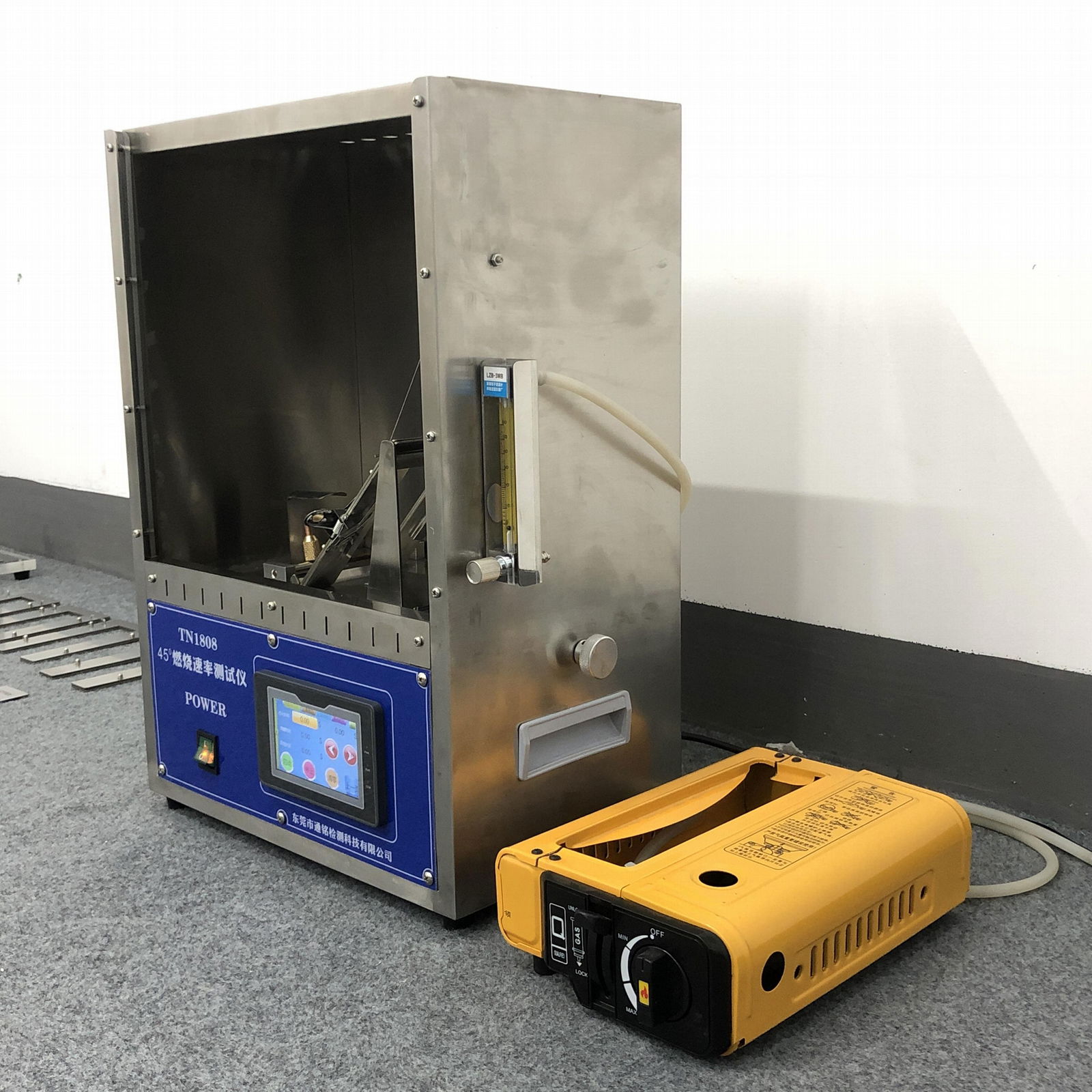 45 Degree Flammability Tester, Flammability Test Apparatus 16 CFR1610 4