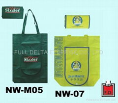 Non woven Foldable Bag with button