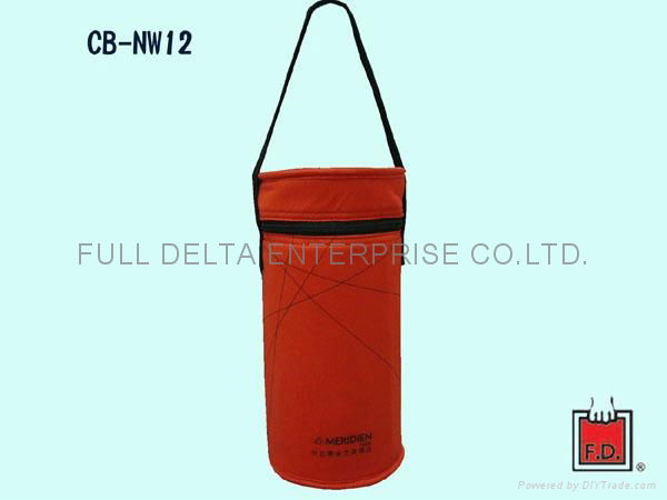 Non-woven tubular cooler bag