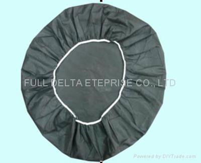 Non-woven cap for wheel rim anti-dust