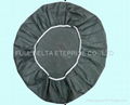 Non-woven cap for wheel rim anti-dust