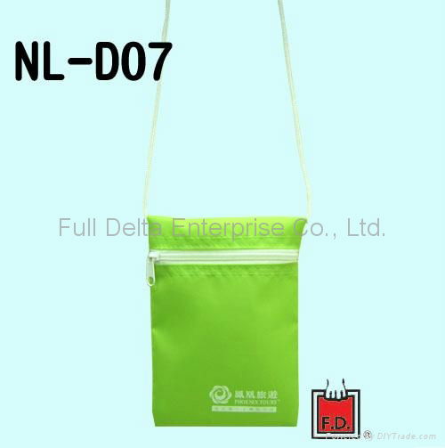 Polyester shoulder bag for passport 3