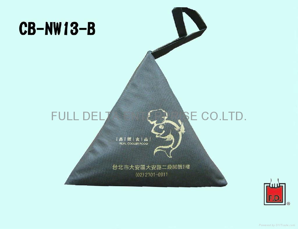 Non-woven triangular cooler bag for zongzi 