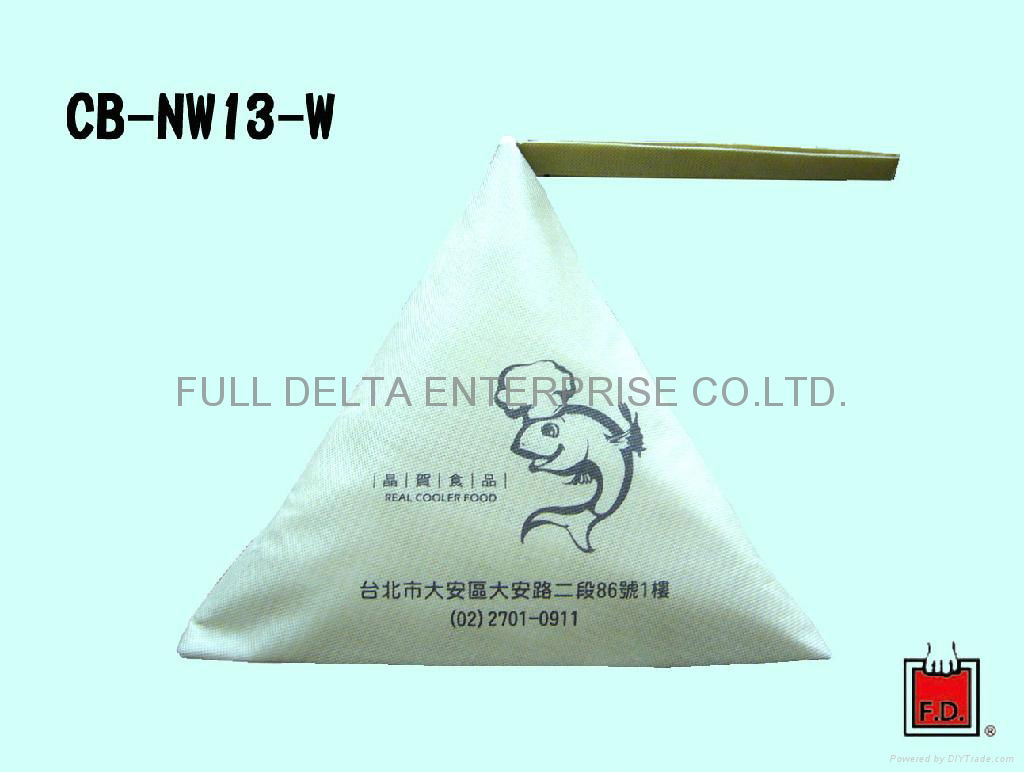 Non-woven triangular cooler bag for zongzi 