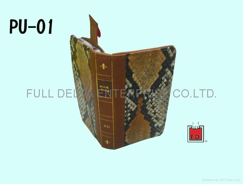 PU book cover case 2