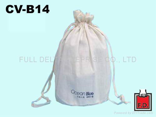 Cotton String-drawn Bag