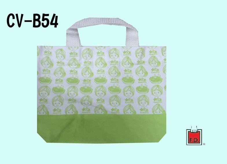Canvas shopping bag with bottom gusset 2