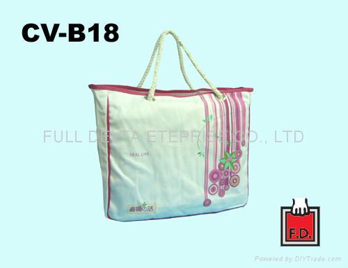 Canvas shopping bag