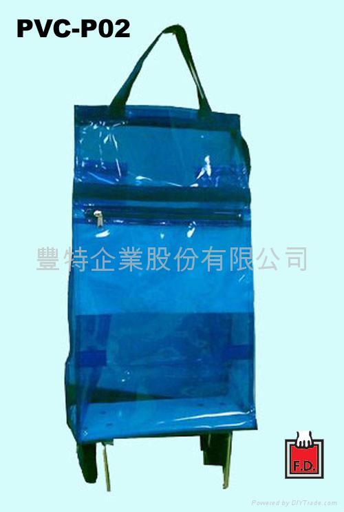 PVC Foldable Trolley bag / gift bag 3