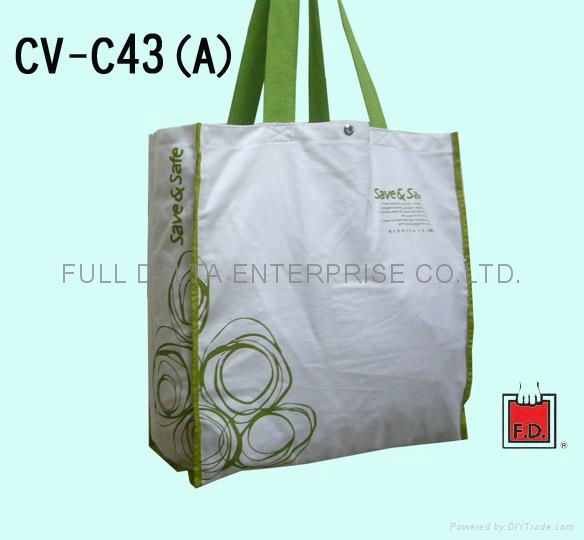 Canvas shopping bag