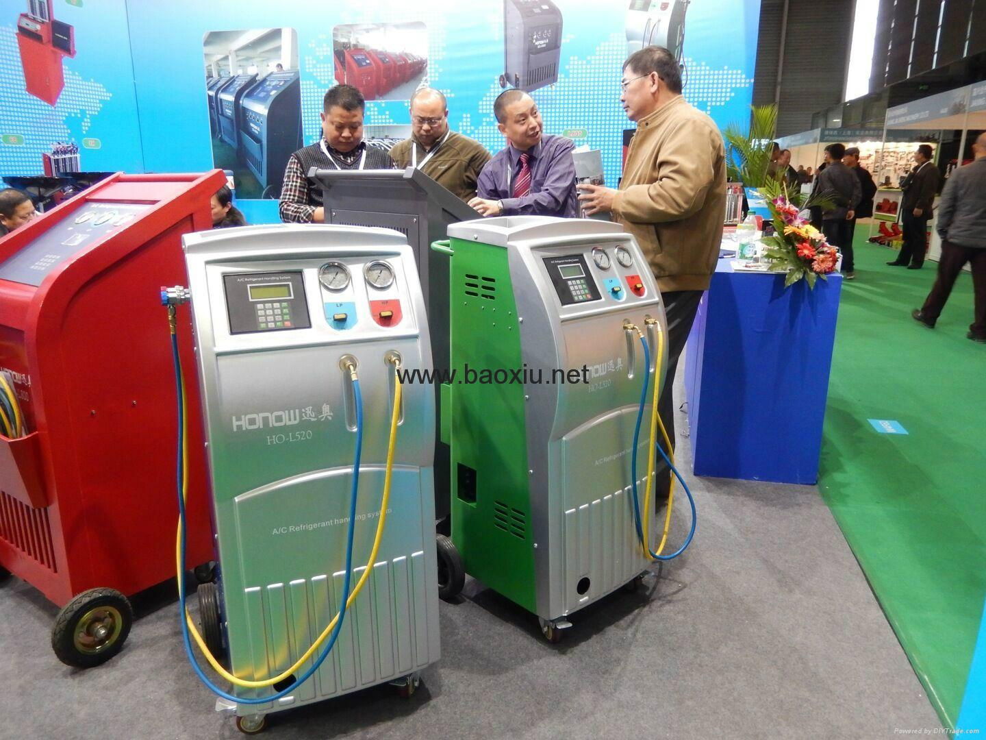 HO-L520 Semi-auto A/C Refrigerant Recovery & Charging Machine  4