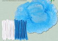 Nonwoven Surgical Bouffant Mob Cap, Clip Cap