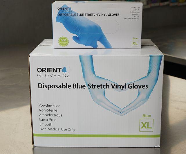 DISPOSAL polyvinyl chloride (PVC). food grade VINYL GLOVES SHLG 2021