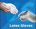 medical rubber latex  gloves   medical