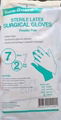 disposable sterile  surgical latex gloves (powdered powdered-free)