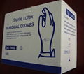 surgical latex  gloves   medical  rubber  latex gloves 