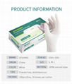 surgical latex  gloves   medical  rubber  latex gloves 