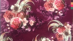 digital printing 100% polyester dress fabric